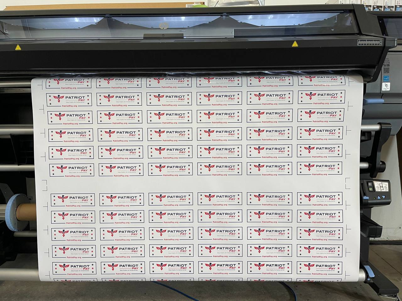 PatriotPay Launch Sticker