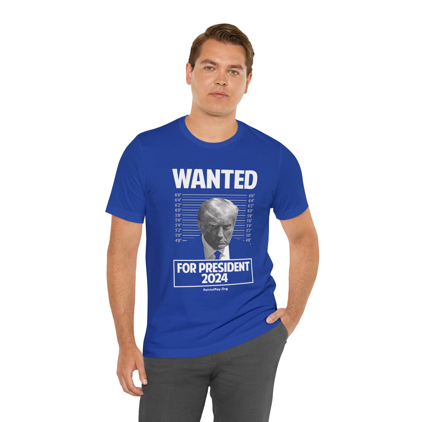 Wanted For President Jersey Short Sleeve Tee