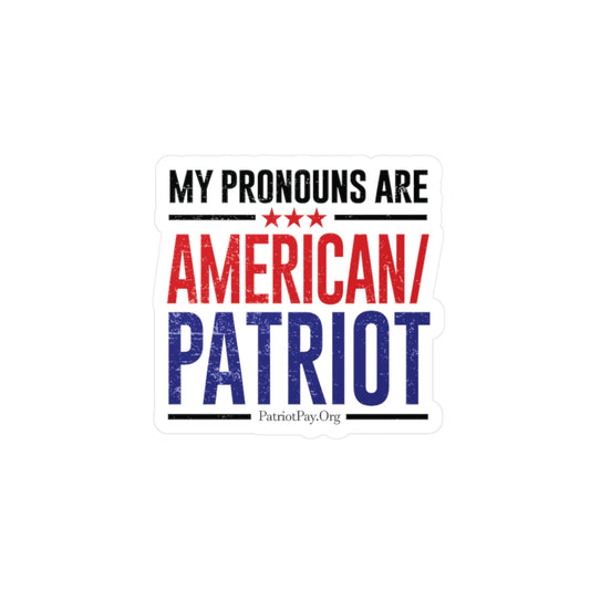American Patriot Kiss-Cut Vinyl Decals