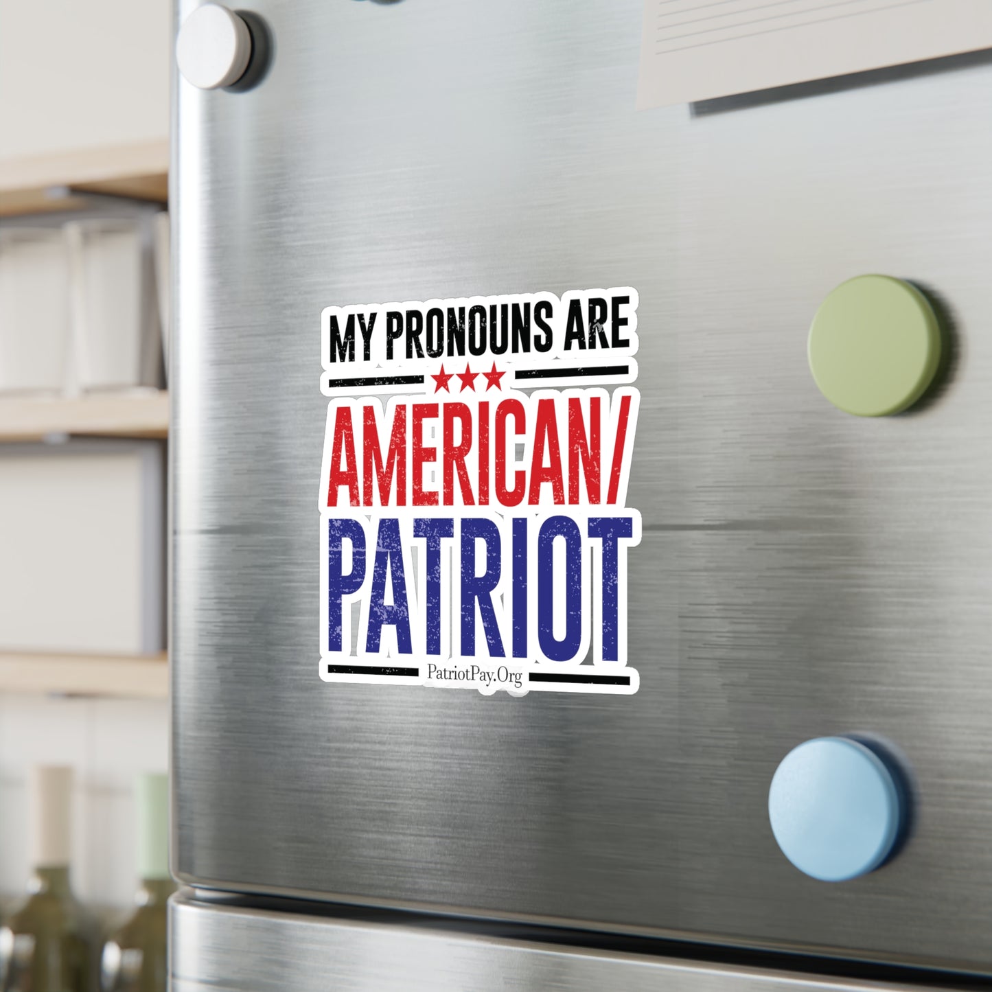 American Patriot Kiss-Cut Vinyl Decals