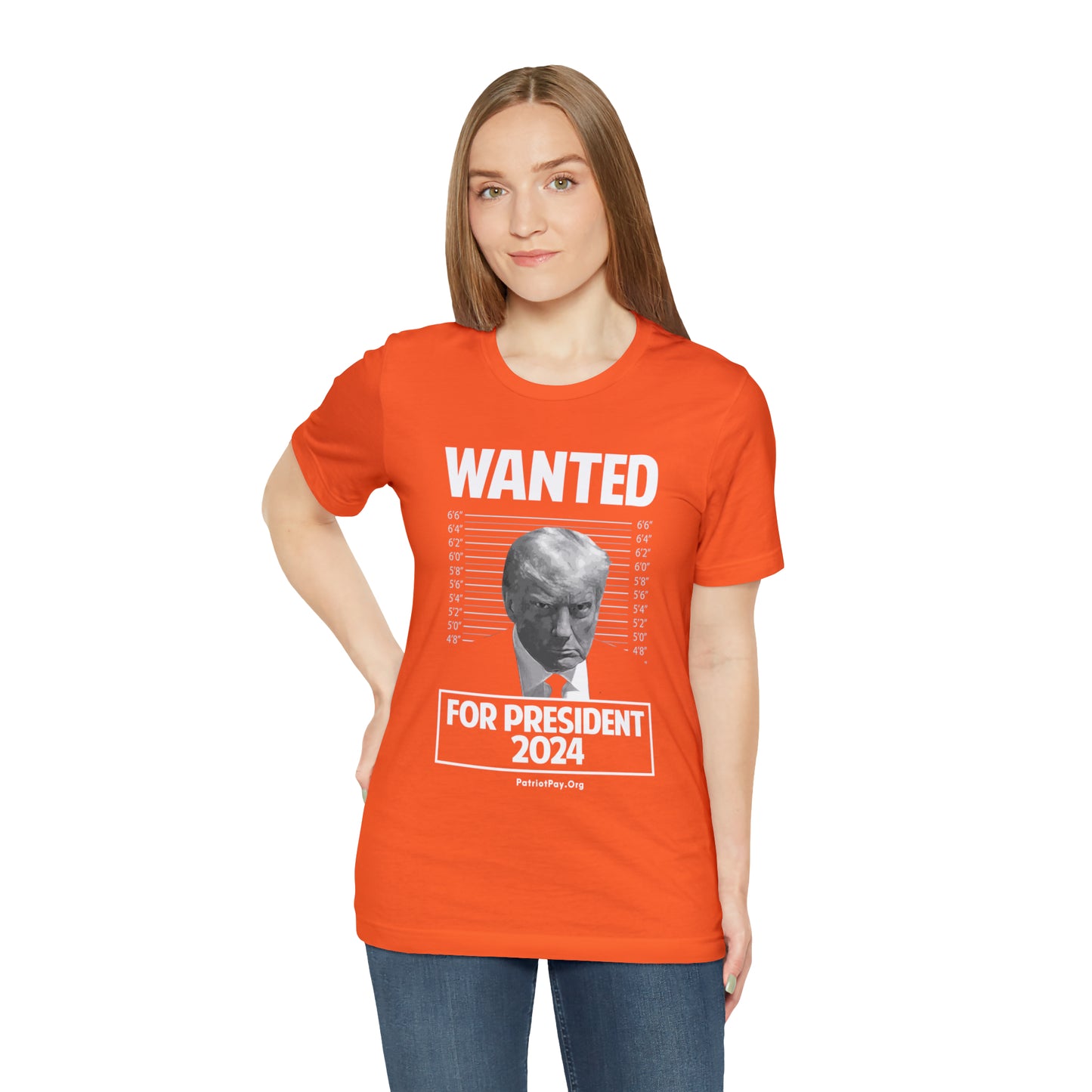 Wanted For President Jersey Short Sleeve Tee